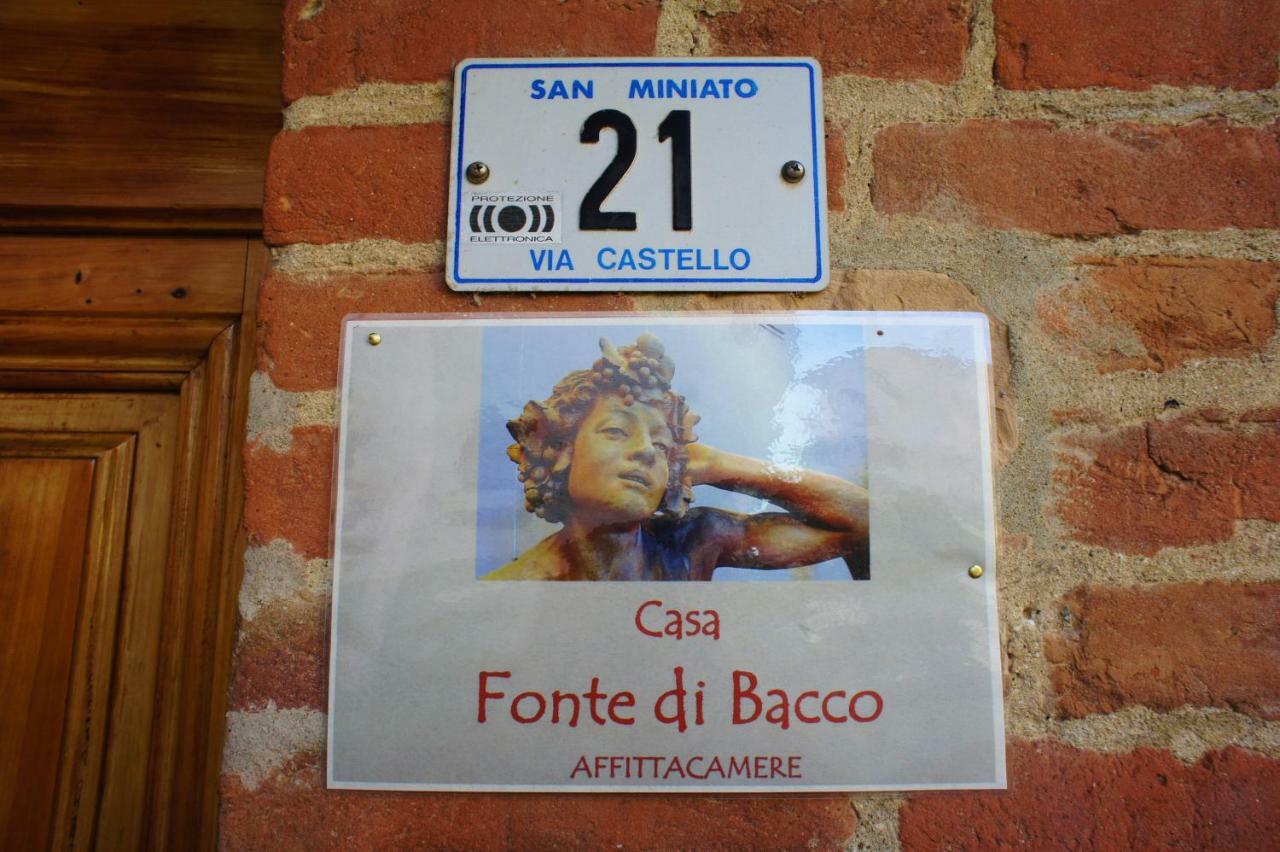 Casa Fonte Di Bacco Hotel San Miniato Buitenkant foto